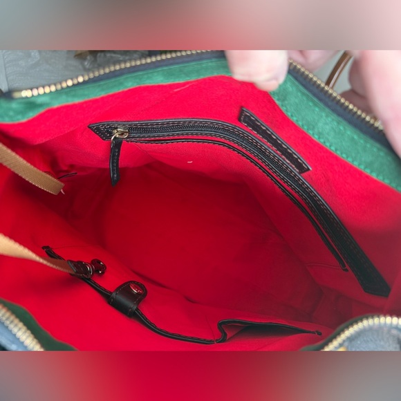 Dooney & Bourke Florentine leather Kingston Hobo in Black - Picture 3 of 16